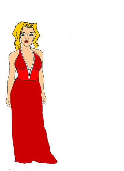 2D Projects: Lady In Red